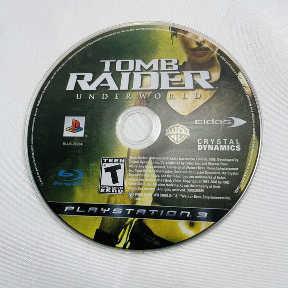Tomb Raider: Underworld Game Sony PlayStation 3 PS3 TESTED Rated Teen - Picture 6 of 7